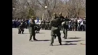 19.04.2013 Военная разведка. Волгоград. в/ч 22220. показательное выступление