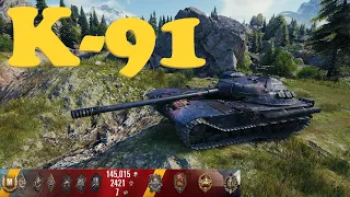 World of Tanks K-91 gameplay | WoT K-91