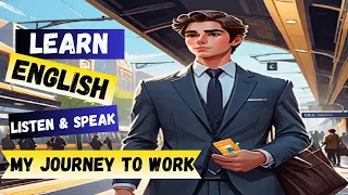 Learn English In Day - Learn English through story (My Journey To Work) Learn English Now