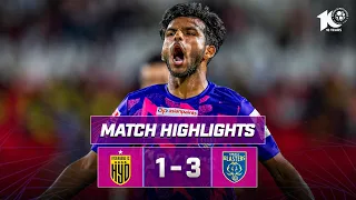 Match Highlights | Hyderabad FC 1-3 Kerala Blasters FC | MW 22 | ISL 2023-24