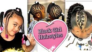 Little Girl Hairstyles Black || EASY Black Girl Braids