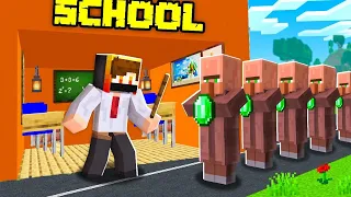 Minecraft but I Open a School.....