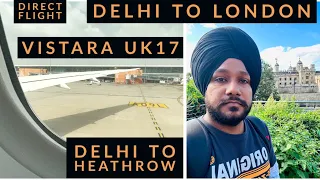 Delhi to london Heathrow Airport - UK Student vlog - sharing experience on Vistara flight