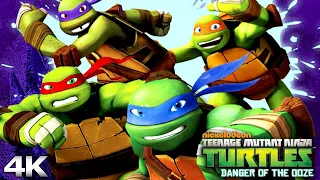 TMNT Danger Of The Ooze All Cutscenes (Full Game Movie) 4K 60FPS Ultra HD