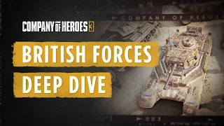 Company of Heroes 3 // British Forces Deep Dive