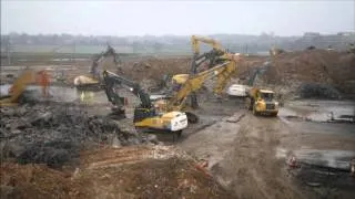 M1, Jct. 6a-10 Widening - Slip End Bridge Demolition Time Lapse