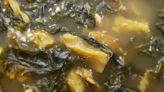 Dried pollack  Seaweed Soup : Korean traditional soup