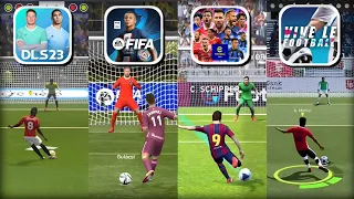 DLS 22 vs eFootballTM 2023 vs FIFA Soccer  vs Vive Le Football // Penalty Comparison