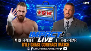 Title Chase Contract Match Mike Bennett vs Luther Reigns | IMPACT LIVE March 11, 2021 Part. 2