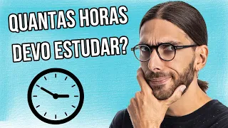 Quantas horas devo estudar por dia para passar no vestibular?