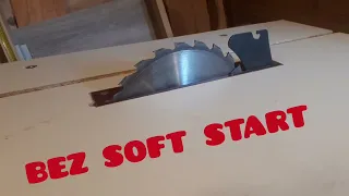 Soft start, pomalý rozběh pily Einhell TC-TS 2025/1U