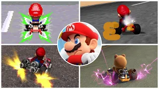 Evolution of Power Sliding & Turbo Start in Mario Kart Games in 4K