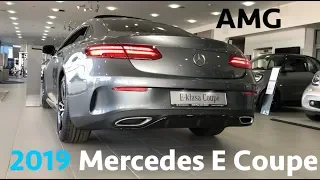 Mercedes E-Class Coupé AMG package 2019 - first look in 4K