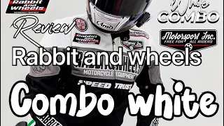 REVIEW JAKET RABBIT AND WHEELS COMBO WHITE  || JAKET MOTORSPORT LOCALPRIDE !!!