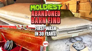 MOLDY ABANDONED BARN FIND First Wash In 30 Years Plymouth Fury! Satisfying Car Detailing Restoration