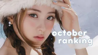 Ranking October 2022 kpop comebacks/debuts