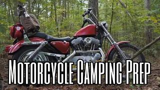 Motorcycle Camping Prep: Packing a Sportster