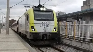 Çiğli tren istasyonu MT 15409 bakım vagonları DE 33000 yük treni E 68000 yolcu treni süper kornalar