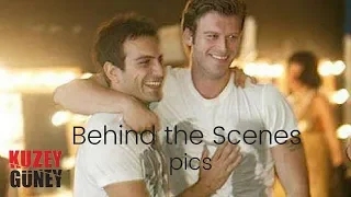 Kuzey Guney ❖ Behind the Scenes pics  ❖  Kivanc Tatlitug ❖ Bugra Gulsoy