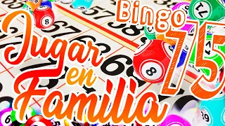 BINGO ONLINE 75 BOLAS GRATIS PARA JUGAR EN CASITA | PARTIDAS ALEATORIAS DE BINGO ONLINE | VIDEO 75