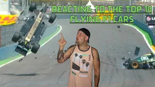 *Shocking* Reacting To Top 10 Flying F1 Cars #f1 #reactionvideo