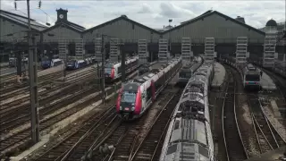 Trains at The Gare Saint-Lazare in Paris