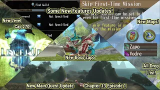 Toram Online - New Level Cap 270, Main Quest Update Chapter 13 Episode 1 & Some New Features!?!