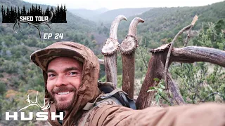 SHED TOUR | SOLO BACKCOUNTRY ELK SHED ANTLER HUNTING! S3E24