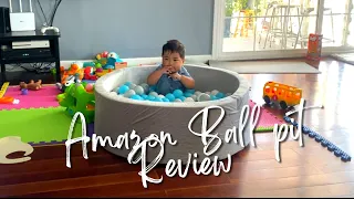 AMAZON BALL PIT SET UP AND REVIEW| LITTLE DOVE BALL PIT REVIEW