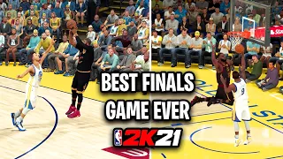 Recreating the BEST FINALS GAME of all time on NBA 2K21! (2016 Game 7, Cavs vs Warriors)