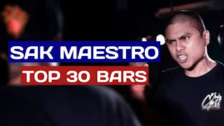 Fliptop - Sak Maestro Top 30 Bars | Filipinio Hiphop