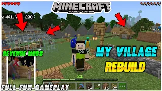 Minecraft Pocket Edition Gameplay|Rebuild My Village|Part 30|Mr SASI|