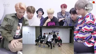 BTS REACTION TO " DANGER " DANCE PRACTICE