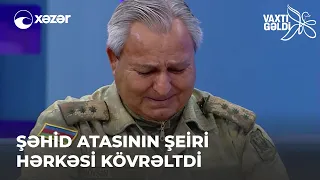 Şəhid Atasının Şeiri Hərkəsi Kövrəltdi