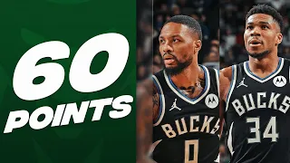 Giannis (33 PTS) & Dame (27 PTS) Combine For 60 PTS In Bucks W! 🔥 | January 13, 2024