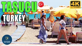 Turkey 4K, Taşucu Mersin Walking Tour with Captions and Map!