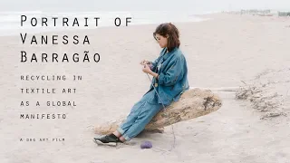 Portrait of Vanessa Barragão: recycling in textile art as a global manifesto