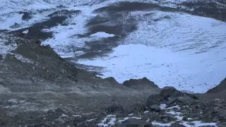 Stones in the Grand Couloir Gouter route Aug 2015