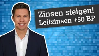 Zinsen steigen! EZB + FED erhöhen Leitzinsen, Börsen gefällt das gar nicht!