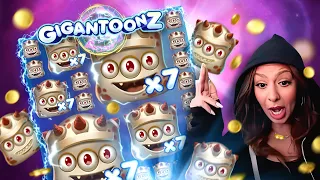 IT FINALLY HIT!💰 GIGANTOONZ HUGE WIN (REACTOONZ SLOT)