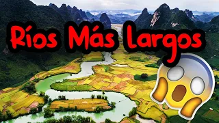 Los Ríos más Largos e Impresionantes  del MUNDO  🌍 #rios #viajar #datoscuriosos