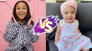 CALI RUSH (The Rush Fam) VS AYLA PRINCE (The Prince Family) Transformation 🌟 2023 | From 0 To Now