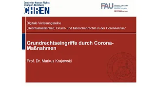 Grundrechtseingriffe durch Corona-Maßnahmen (Prof. Dr. Krajewski) - 2