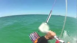 Mike Kitesurfing at Dolphin beach