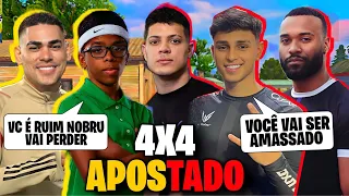 4X4 APOSTADO APÓS O DIÁRIO! NOBRU FARPOU BOCA DE 09! BOCA FICOU MALUCO COM GORILA! FT. CEROL!