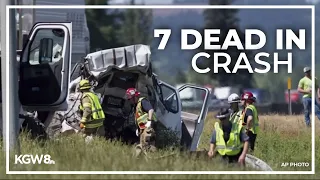 Crash on I-5 near Albany leaves 7 dead, more injured