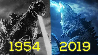 Evolution of GODZILLA in Movies and Cartoons (1954-2021)
