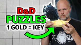 D&D Puzzles - Pay 1 Gold for a Key? Why an Origami Boat? - Dungeons & Dragons #dnd