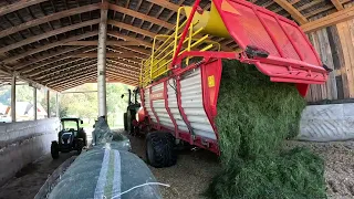 5th Cut Grass Silage | Filling the Silo