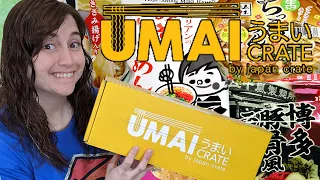 EARLY April 2021 UMAI CRATE Unboxing and Review (Japan Crate's Premium Noodle Box) | All Noodles!